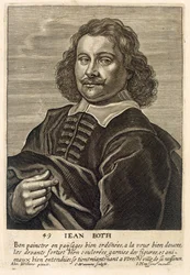 Retrato de Jan Both, grabado por Johannes Meyssens (1612-70)